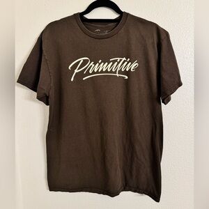 Primitive Signature Brown Short Sleeve Tee